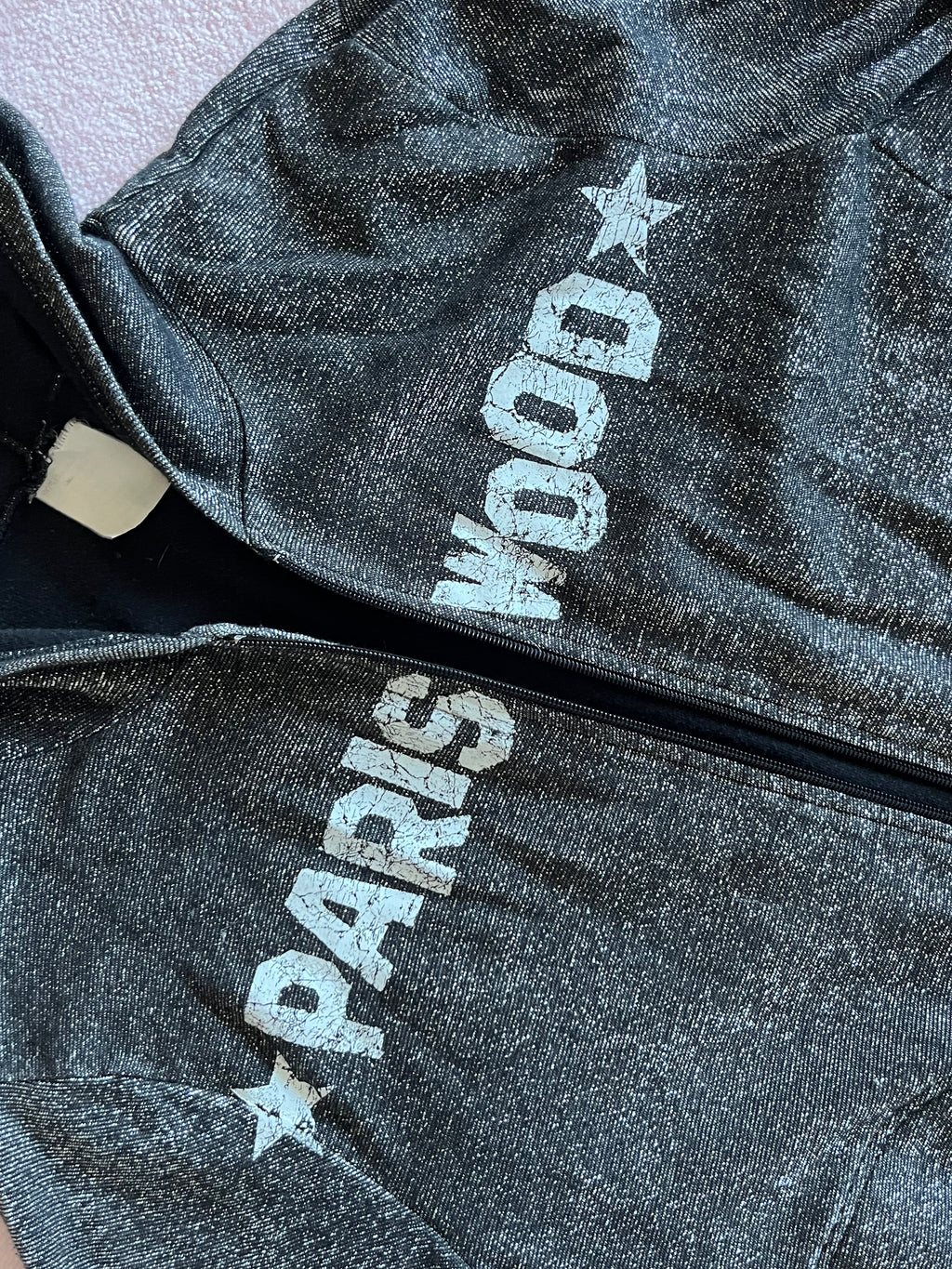 PARISWOOD SIGN LUREX ZIPPER