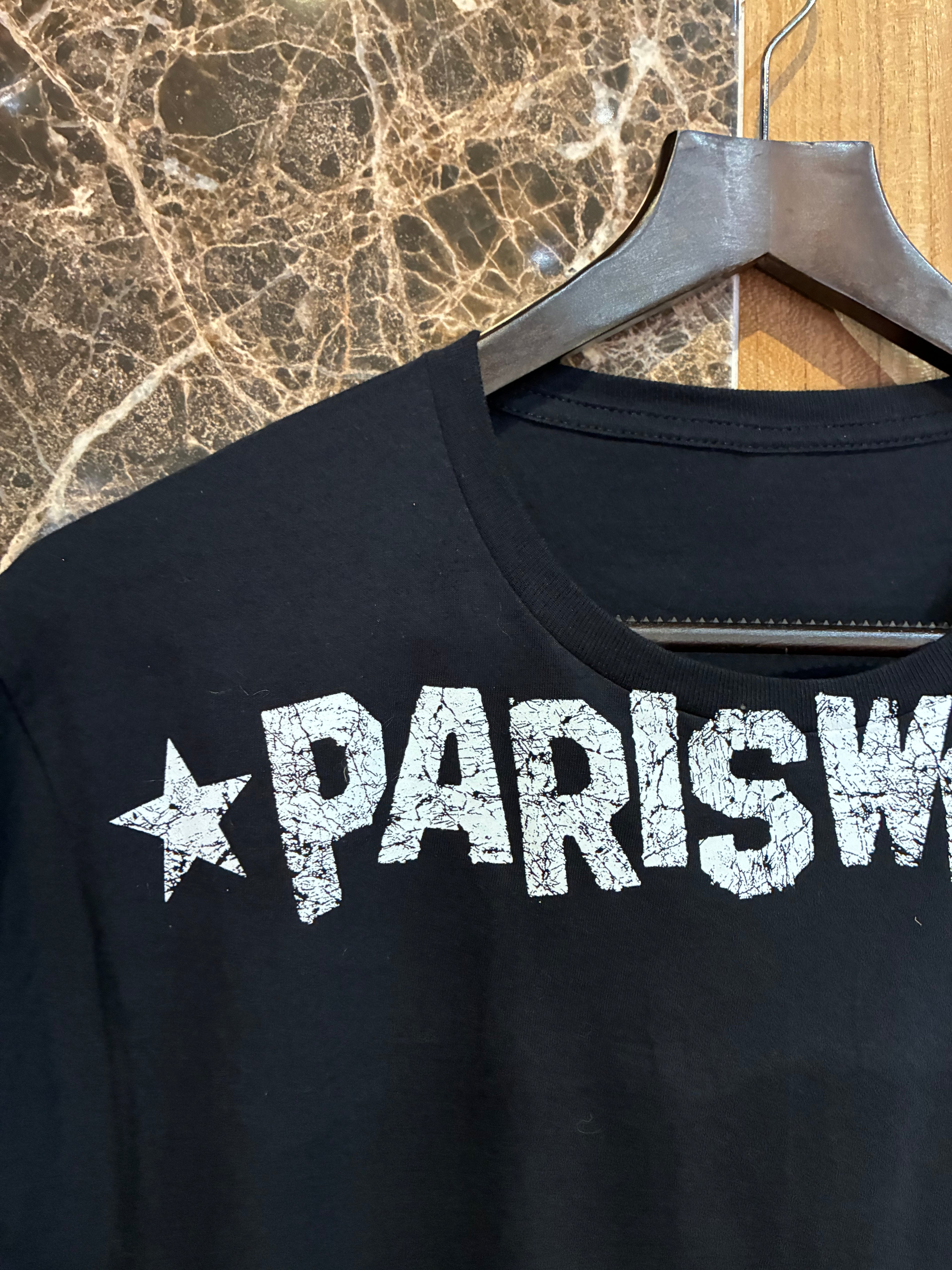 PARISWOOD SIGN OG TEE SHIRT BLACK