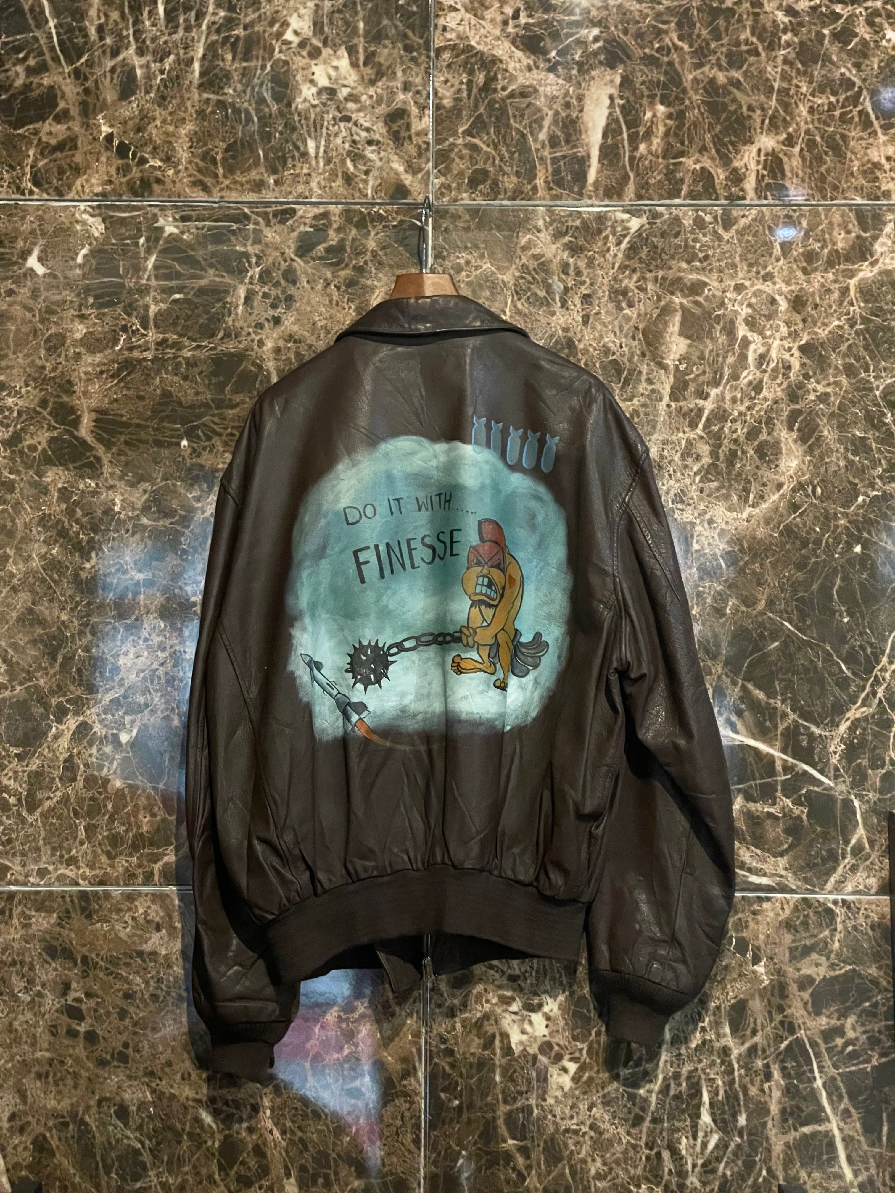 COOPER A2 WAR PAINTED SOUVENIR JACKET