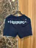 PARISWOOD SIGN CHAMPION JERSEY SHORT NAVY