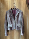 SUEDE SNAKE TREATMENT JACKET