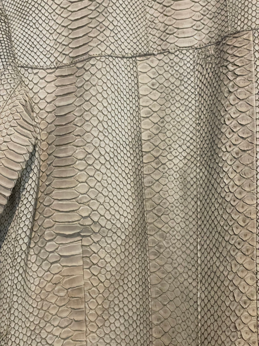 WHITE SNAKE SKIN JACKET