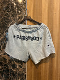 PARISWOOD SIGN CHAMPION JERSEY SHORT GREY