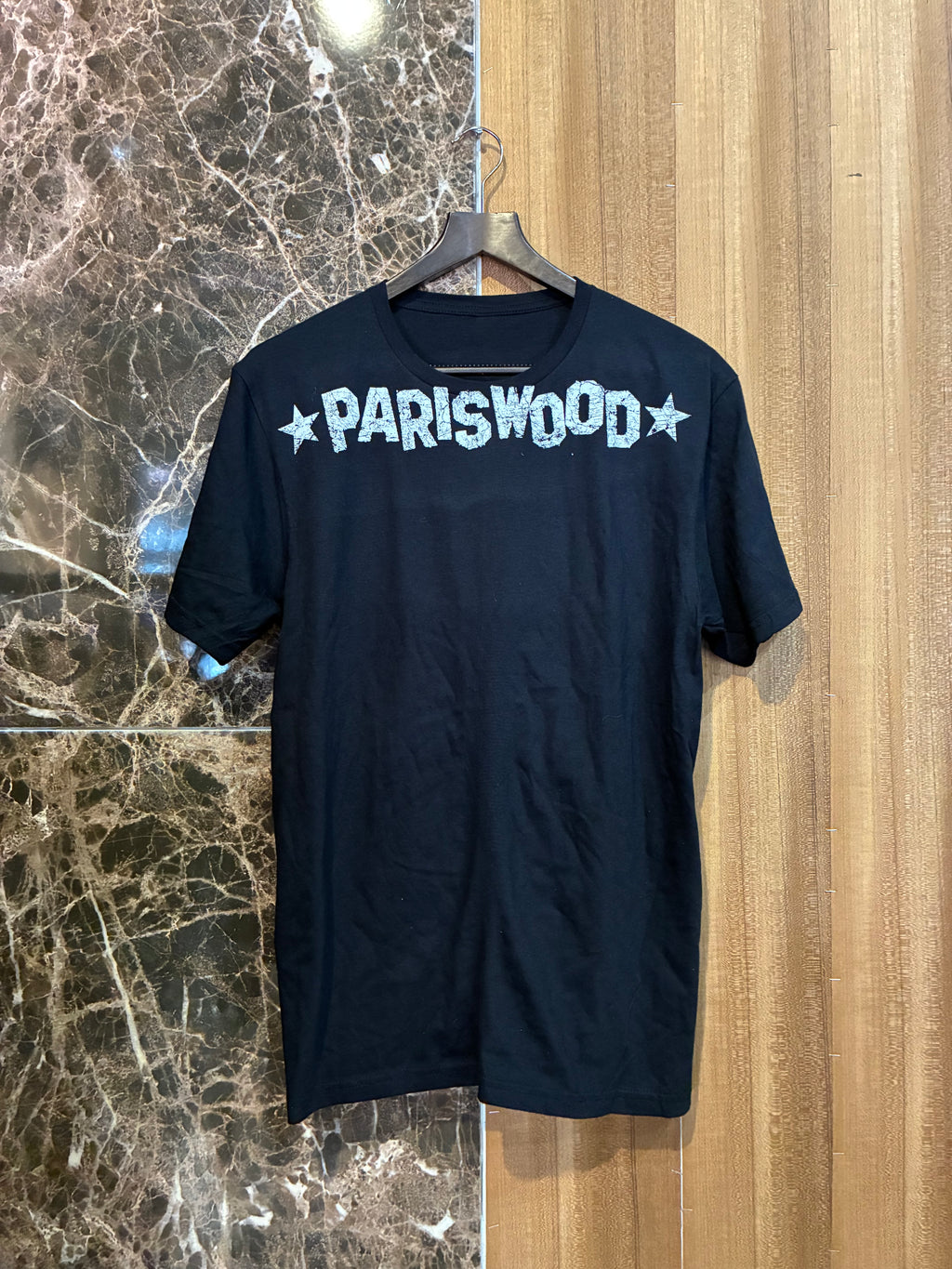 PARISWOOD SIGN OG TEE SHIRT BLACK