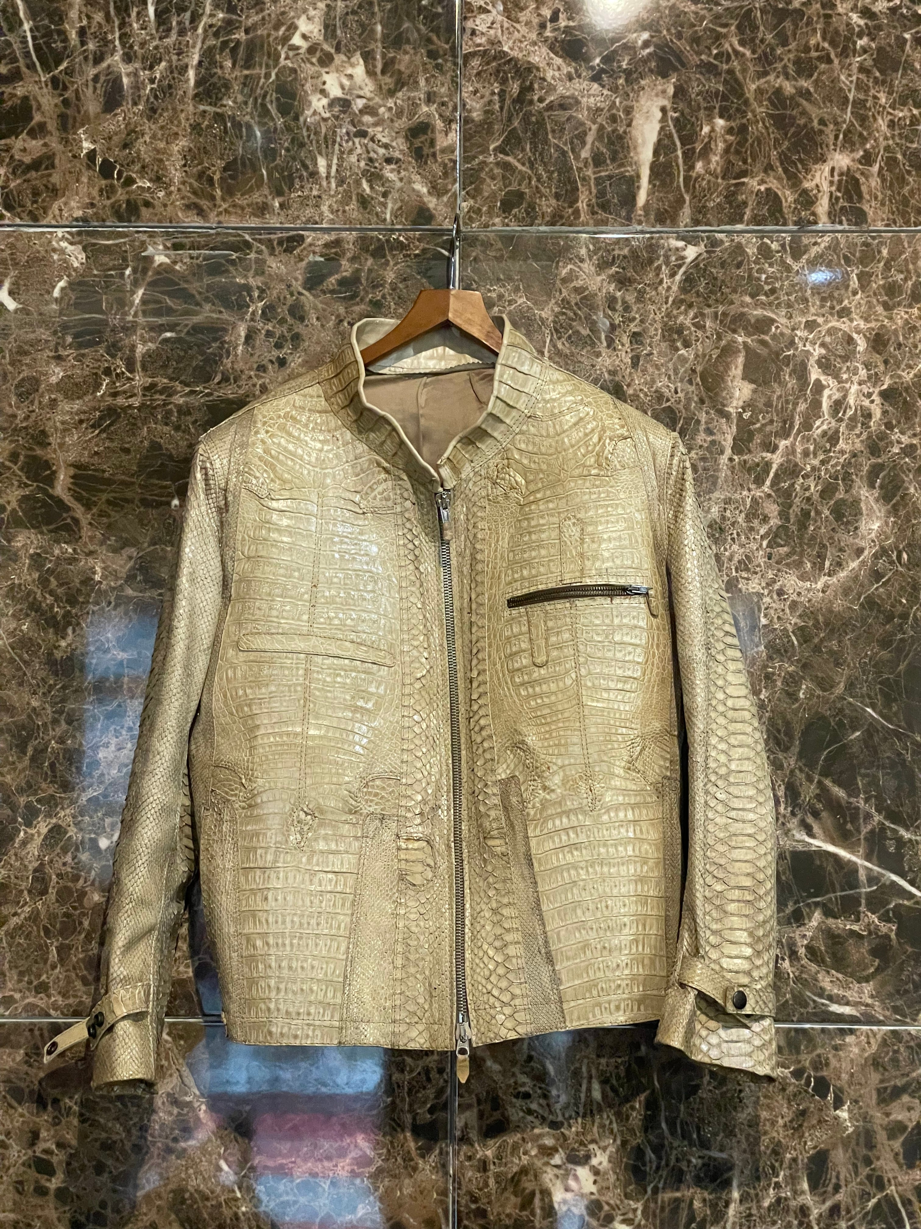 CROCODILE & SNAKE RACER JACKET