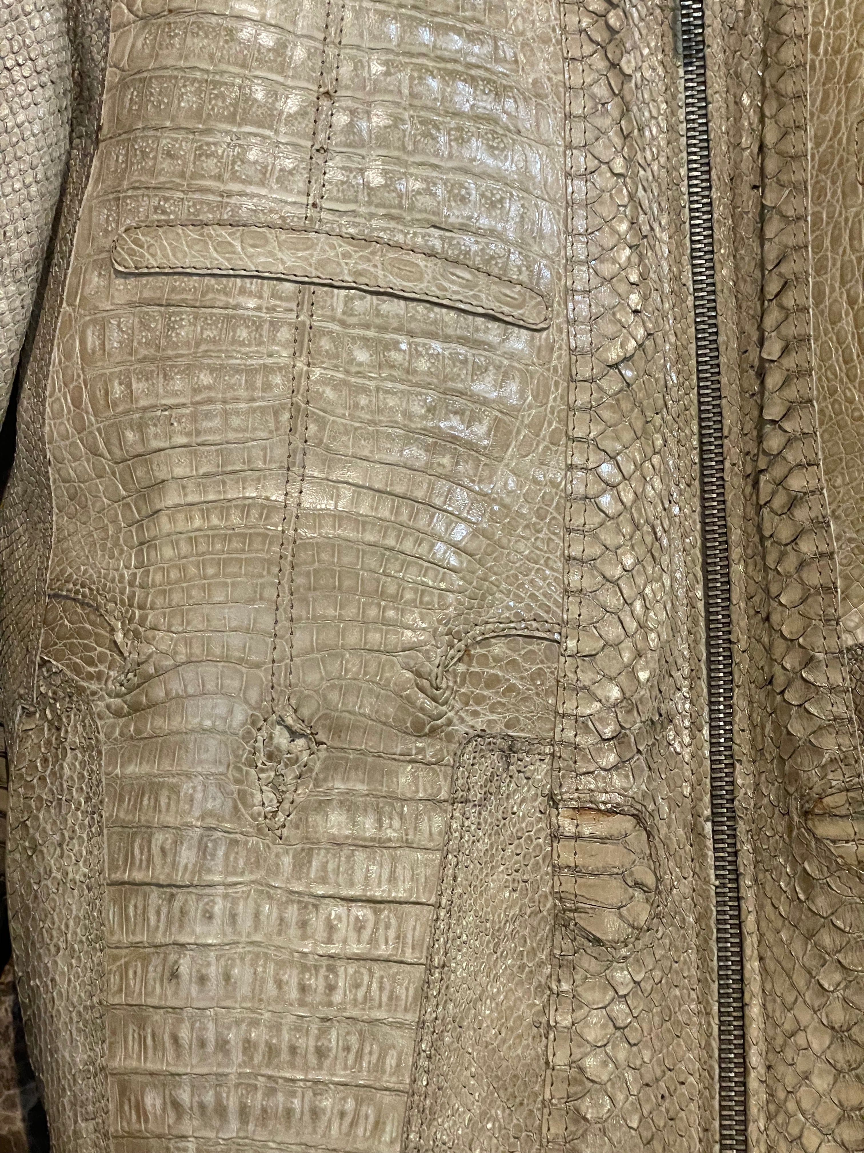 CROCODILE & SNAKE RACER JACKET