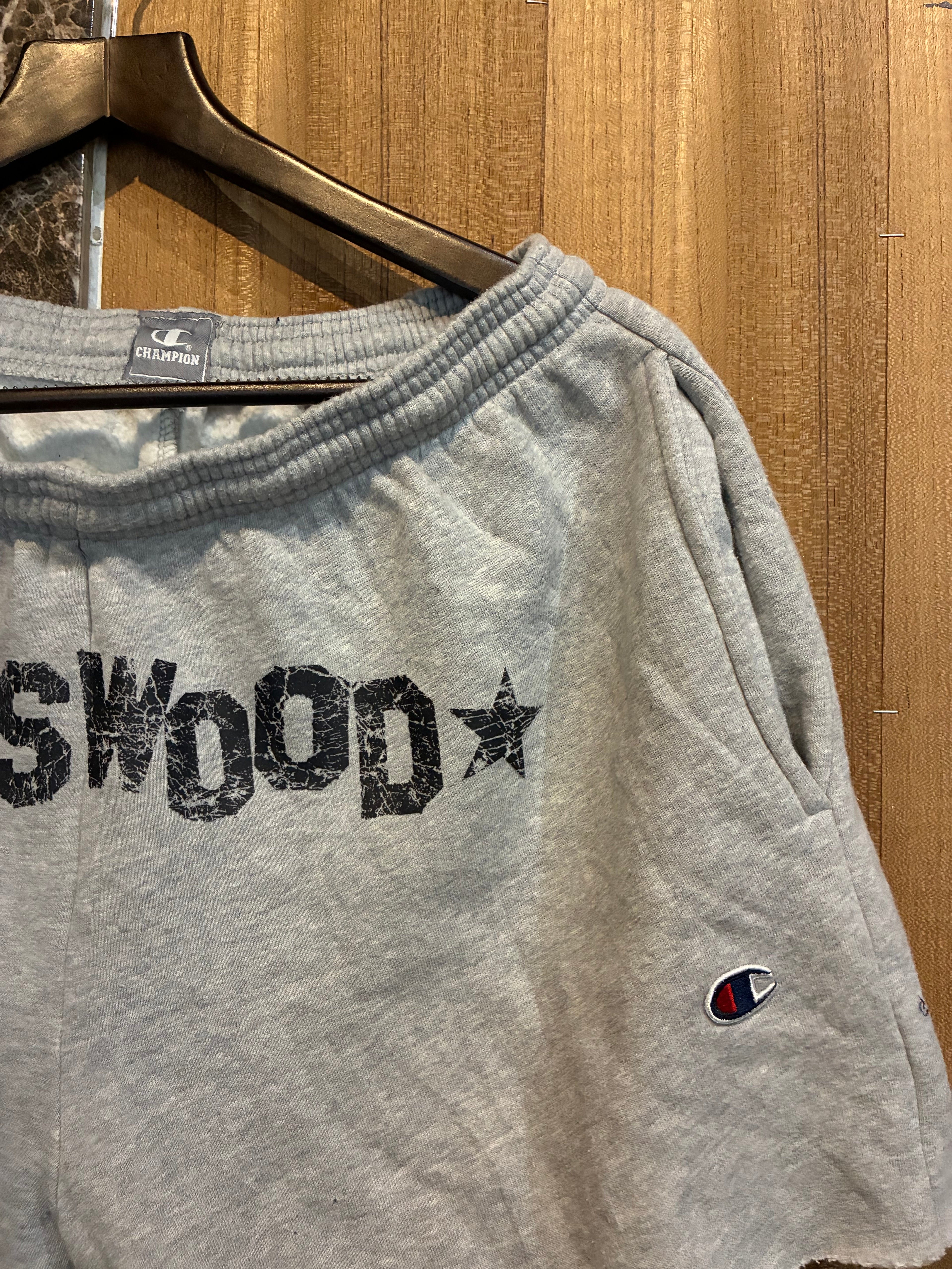 PARISWOOD SIGN CHAMPION JERSEY SHORT GREY