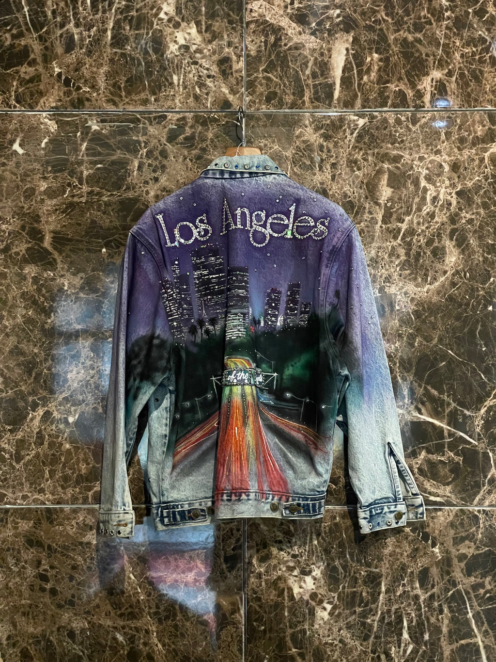 TONY ALAMO LOS ANGELES DENIM STRASS JACKET