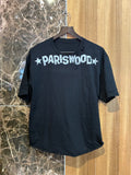 PARISWOOD SIGN OG TEE SHIRT DISTRESSED BLACK